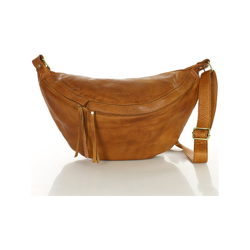 Marco Mazzini handmade MARCO MAZZINI Veľká kožená kabelka cez rameno s 51071733