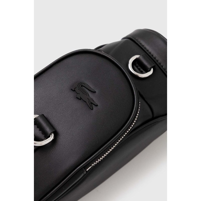 Malá taška Lacoste čierna farba