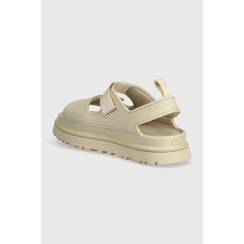 Detské sandále UGG GOLDENGLOW béžová farba