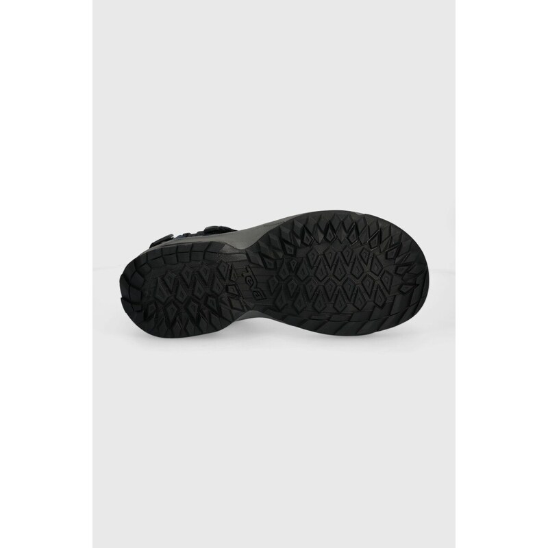Semišové sandále Teva Terra Fi Lite Leather pánske, tmavomodrá farba, 1012072