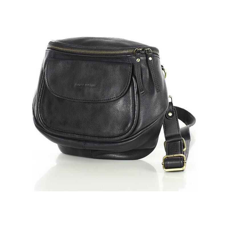 Marco Mazzini handmade MARCO MAZZINI Kožená kabelka so širokým 51083861