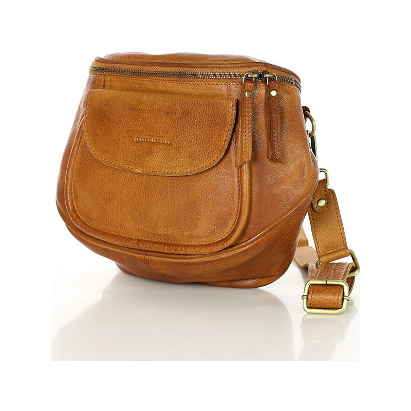 Marco Mazzini handmade MARCO MAZZINI Kožená kabelka so širokým 51083862