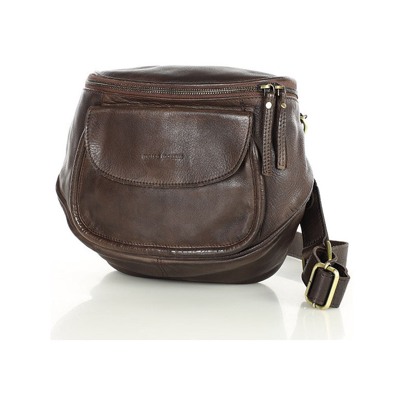 Marco Mazzini handmade MARCO MAZZINI Kožená kabelka so širokým 51083863