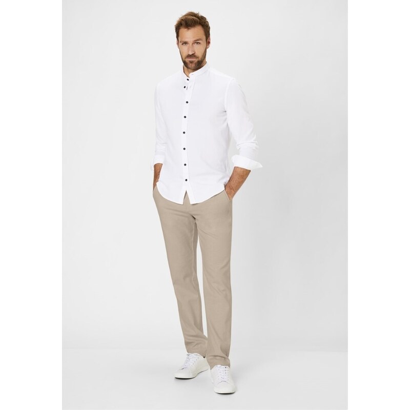 Red Point Pánske béžové nohavice s elastickým pásom REDPOINT 51083933