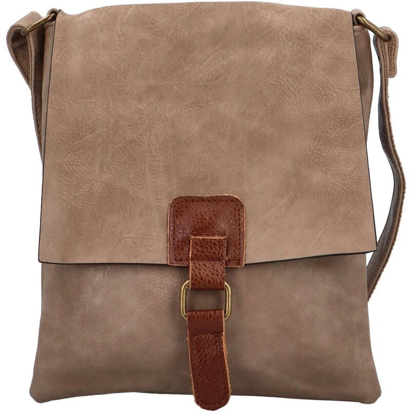 Dámska crossbody kabelka svetlohnedá - Paolo bags Siwon hnedá 51084854