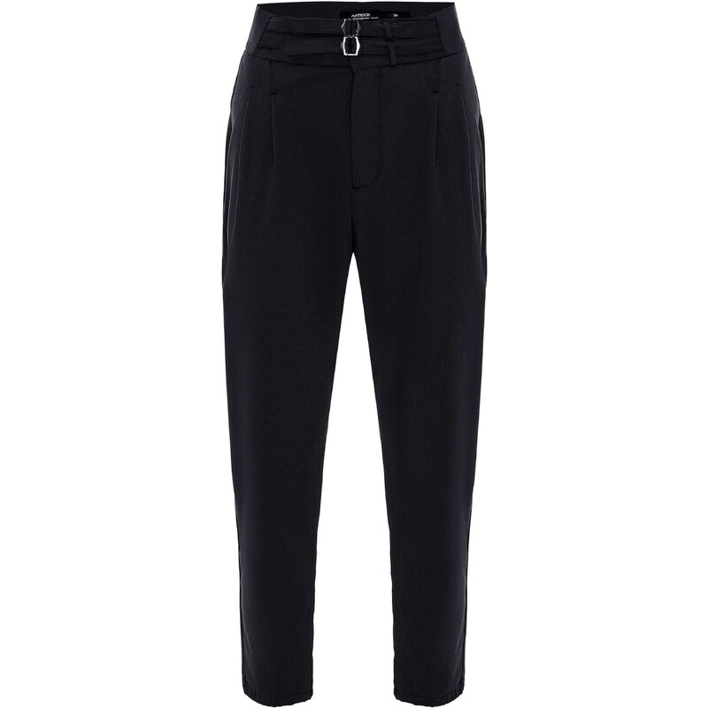 Antioch Plisované nohavice čierna 54338705