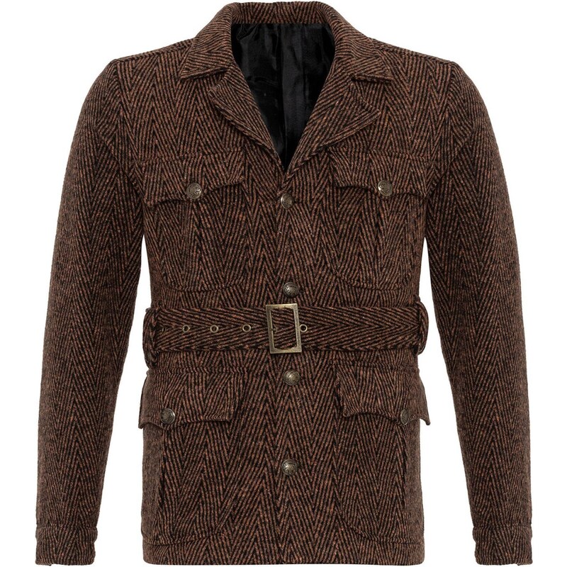 Antioch Prechodná bunda hnedá / čierna 54339741