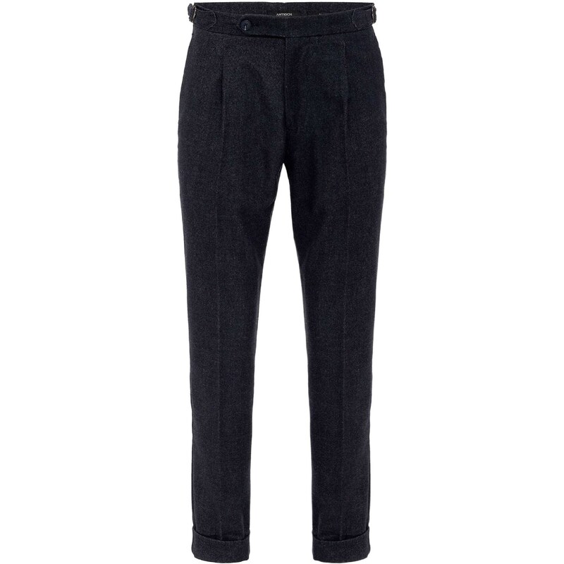 Antioch Plisované nohavice námornícka modrá / čierna 54339956