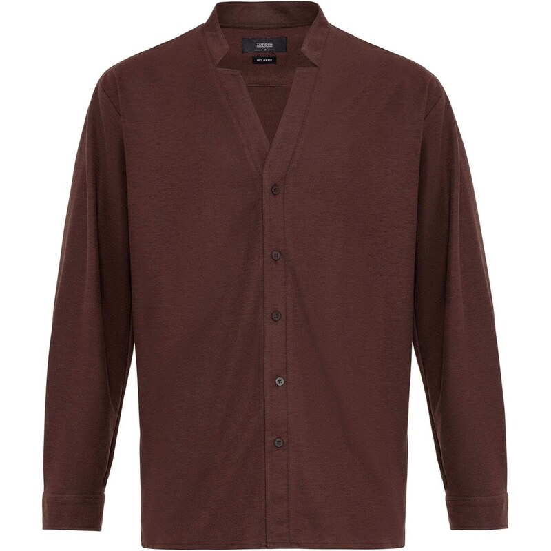 Antioch Košeľa tmavohnedá 54339933