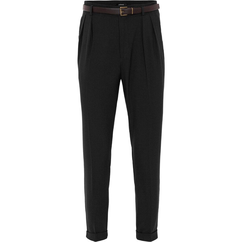 Antioch Plisované nohavice čierna 54339923