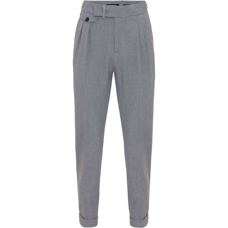 Antioch Plisované nohavice sivá 54340086