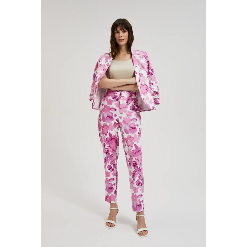 Marisse Womens Trousers L-Sp-4312 D.Pink 50735095