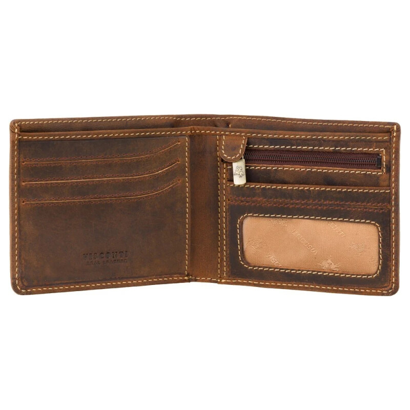Značková pánska kožená peňaženka s tajným vreckom - Visconti (GPPN434)