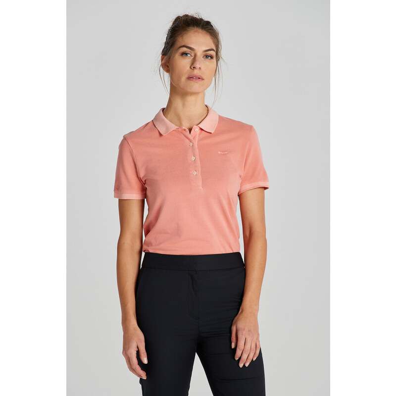 POLOKOŠEĽA GANT SUNFADED SS PIQUE POLO PEACHY PINK 51108399