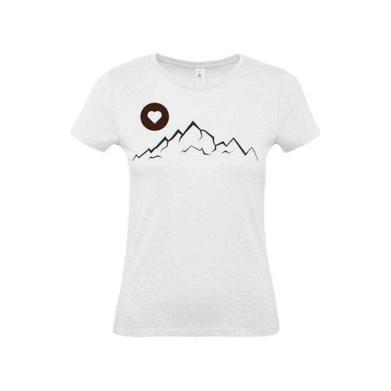 B&C Dámske tričko Mountain Love