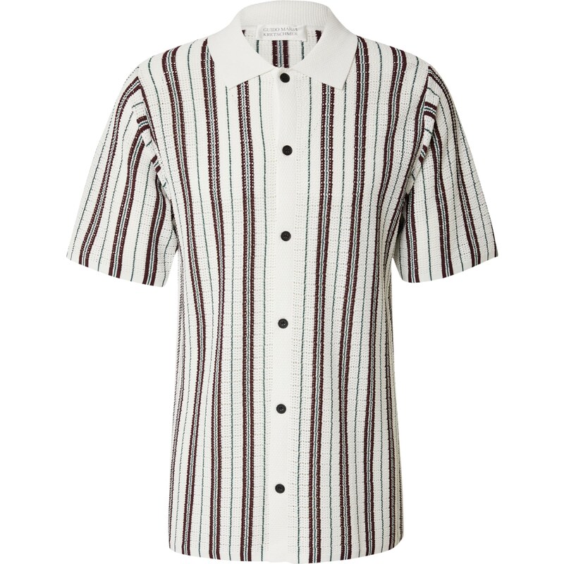 Guido Maria Kretschmer Men Košeľa Lewis petrolejová / burgundská / 51122773