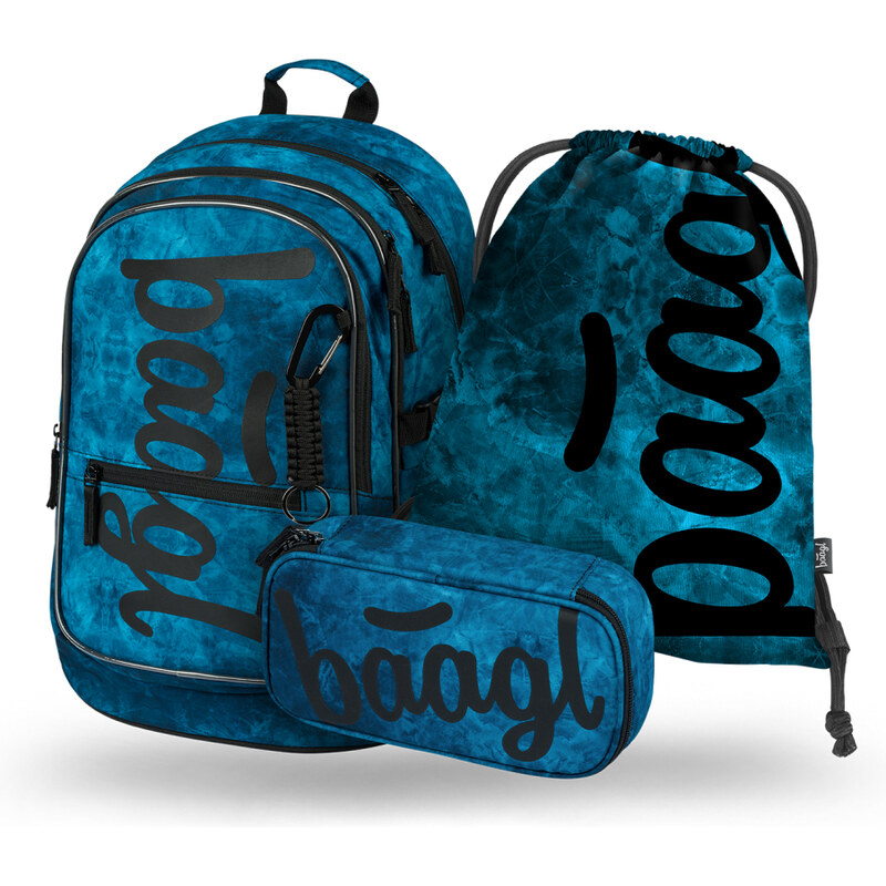 BAAGL 3 SET Core Ocean: batoh, peračník, vrecko 63410016