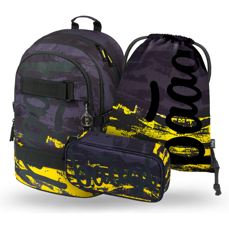 BAAGL 3 SET Skate Dune: batoh, peračník, vrecko 63410036