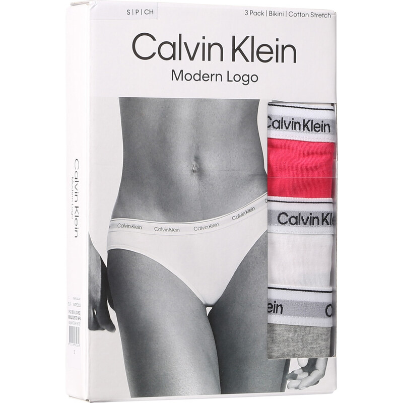 3PACK dámske nohavičky Calvin Klein viacfarebné (QD5207E-NP4)