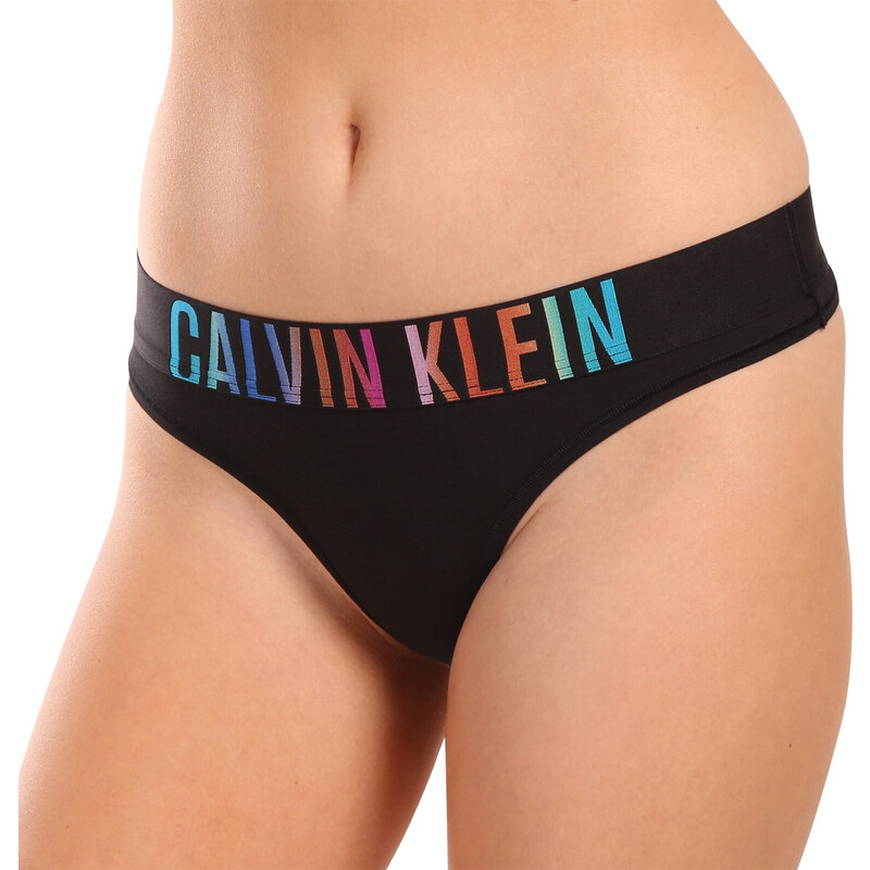 Dámske tangá Calvin Klein čierné (QF7833E-UB1)