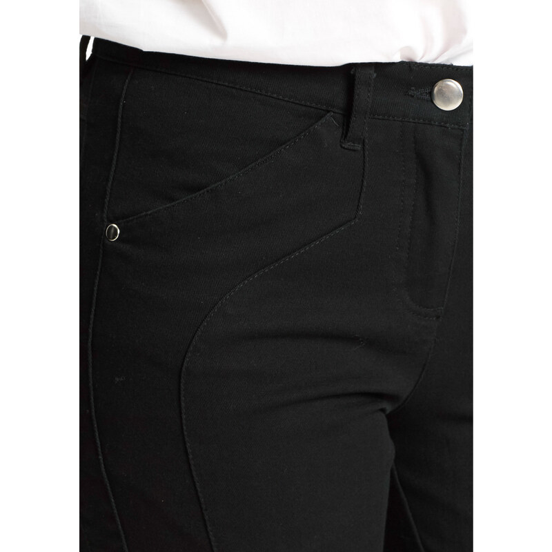 bonprix Pohodlné strečové nohavice, farba čierna