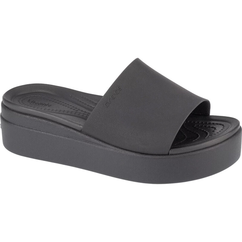 Čierne nazuváky na platforme Crocs Brooklyn Platform Slide 208728-001 52672071