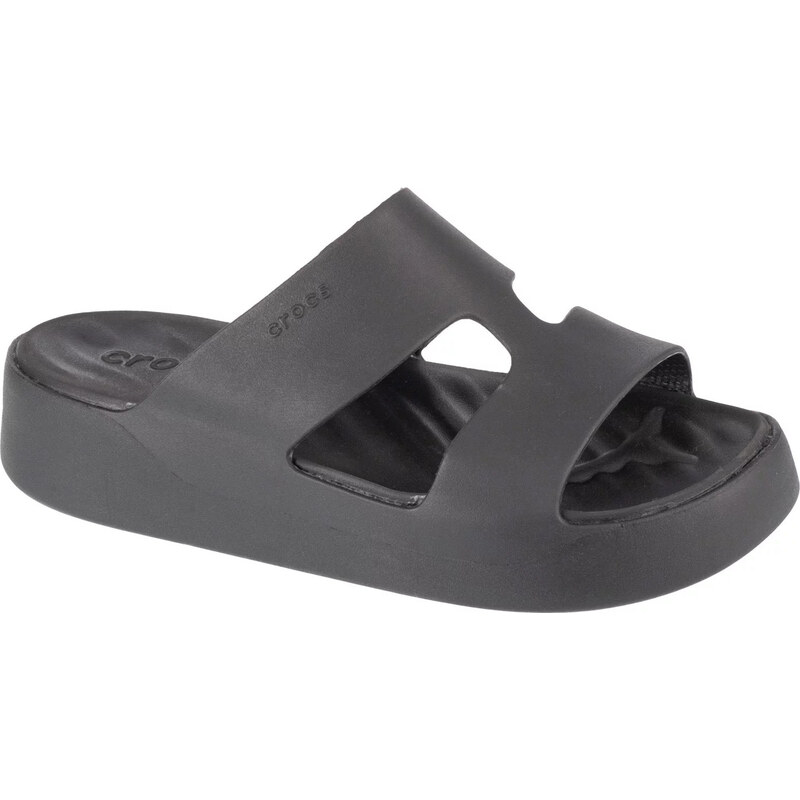 Čierne nazuváky na platforme Crocs Gataway Platform H-Strap 209409-001 65151990