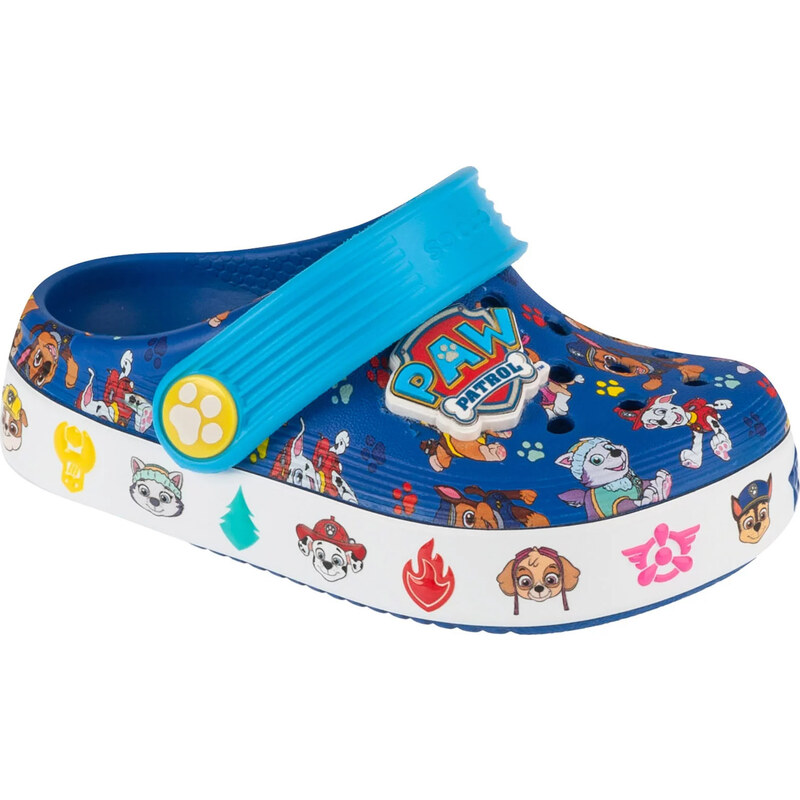 Modré chlapčenské nazuváky Crocs Paw Patrol Crocband IV Clog T 208853 52672095