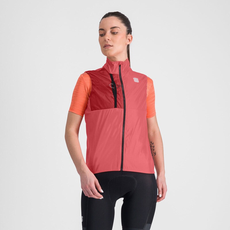 Sportful Supergiara Layer cyklistická vesta, dámska, dusty red 58444591