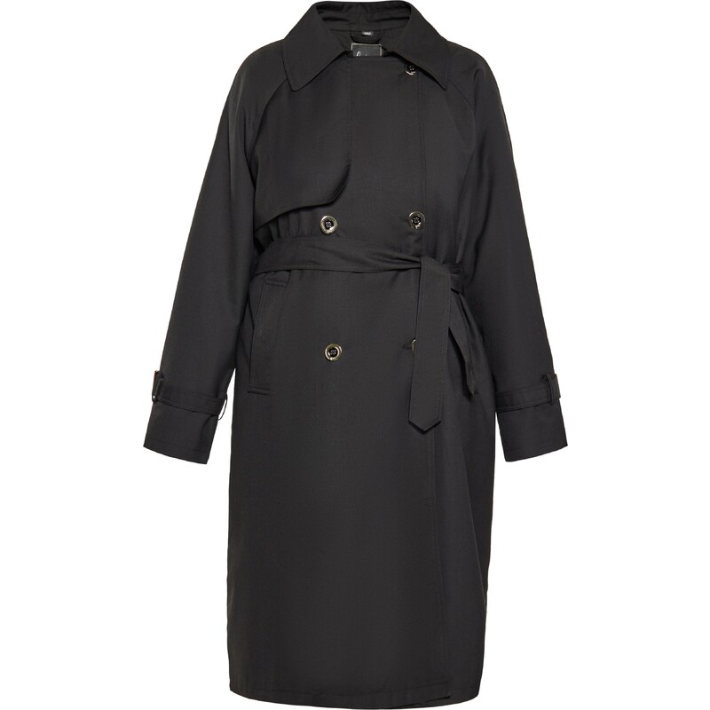 faina Prechodný kabát čierna 54295667