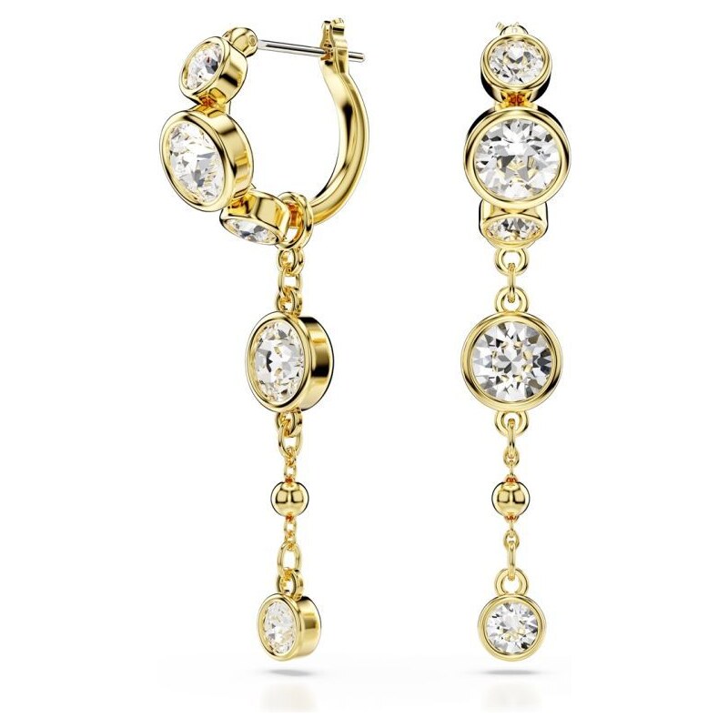 Swarovski Originálne pozlátené náušnice s krištáľmi 2v1 Imber 5680097 66581583