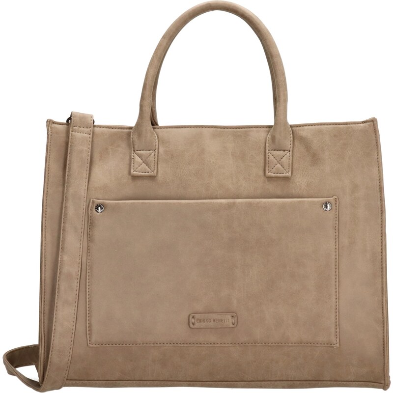 Dámska taška na notebook Enrico Benetti Bobbi 66523 Medium Taupe 51151805