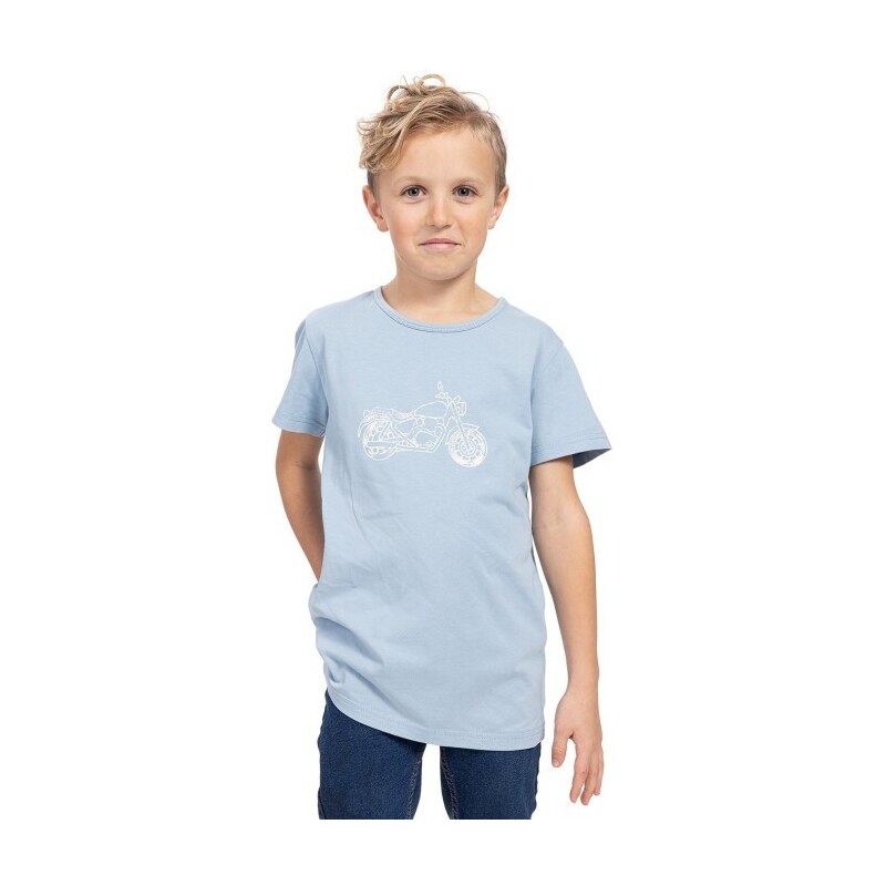 Detské tričko BUSHMAN POOLI modrá