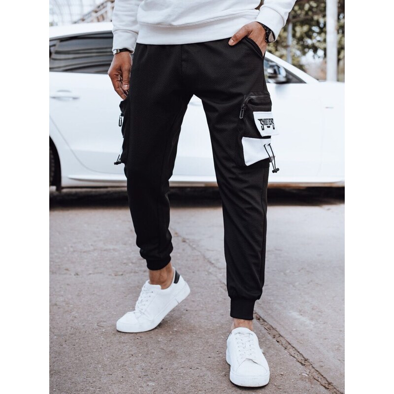 Dstreet Originálne čierne kapsáčové joggery 51151740