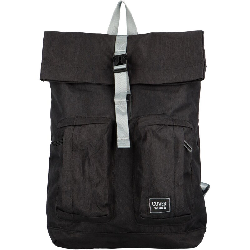 Coveri Moderný študentský batoh Jebediah, čierna 64831747
