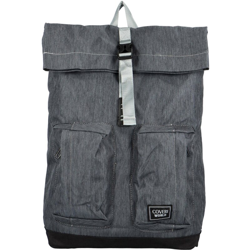 Coveri Moderný študentský batoh Jebediah, sivá 64832266