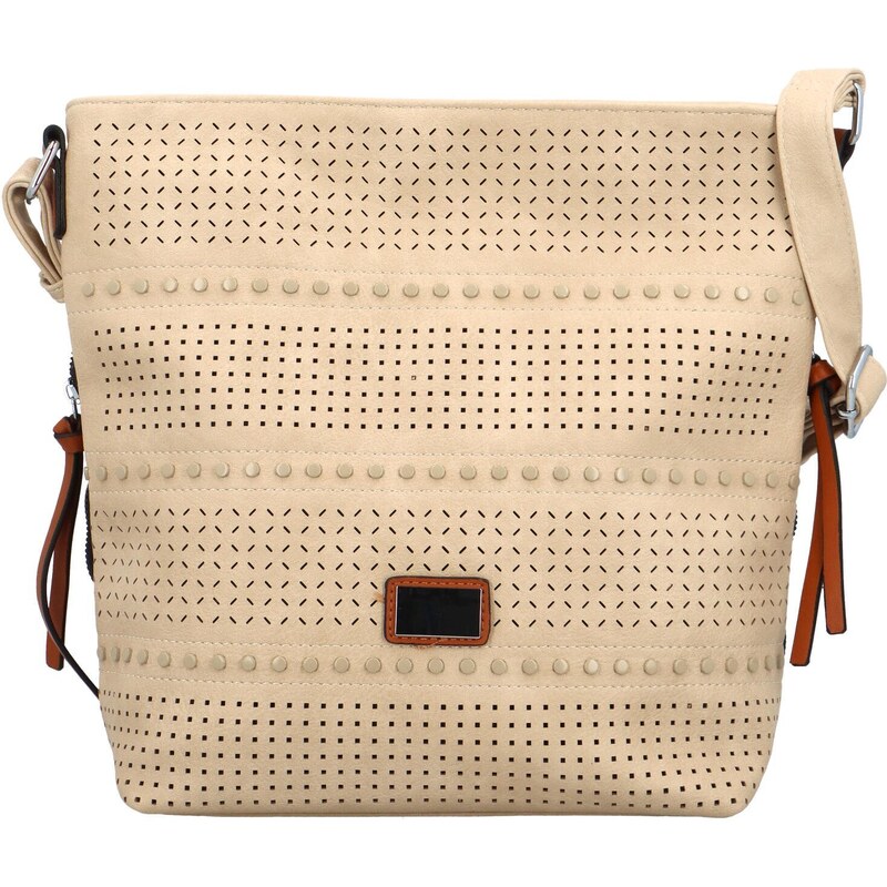 Dámska crossbody kabelka béžová- Firenze Erchisa béžová 51169112