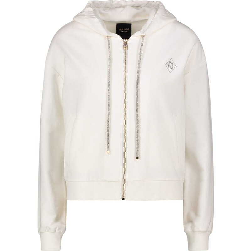 GAUDI Zip White mikina 51158115