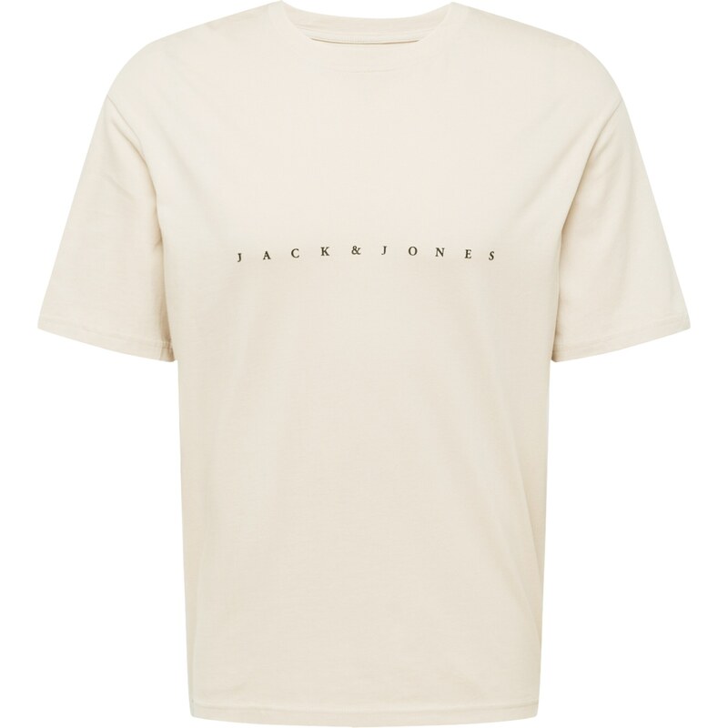 JACK & JONES Tričko JJEStar krémová / čierna 53273837