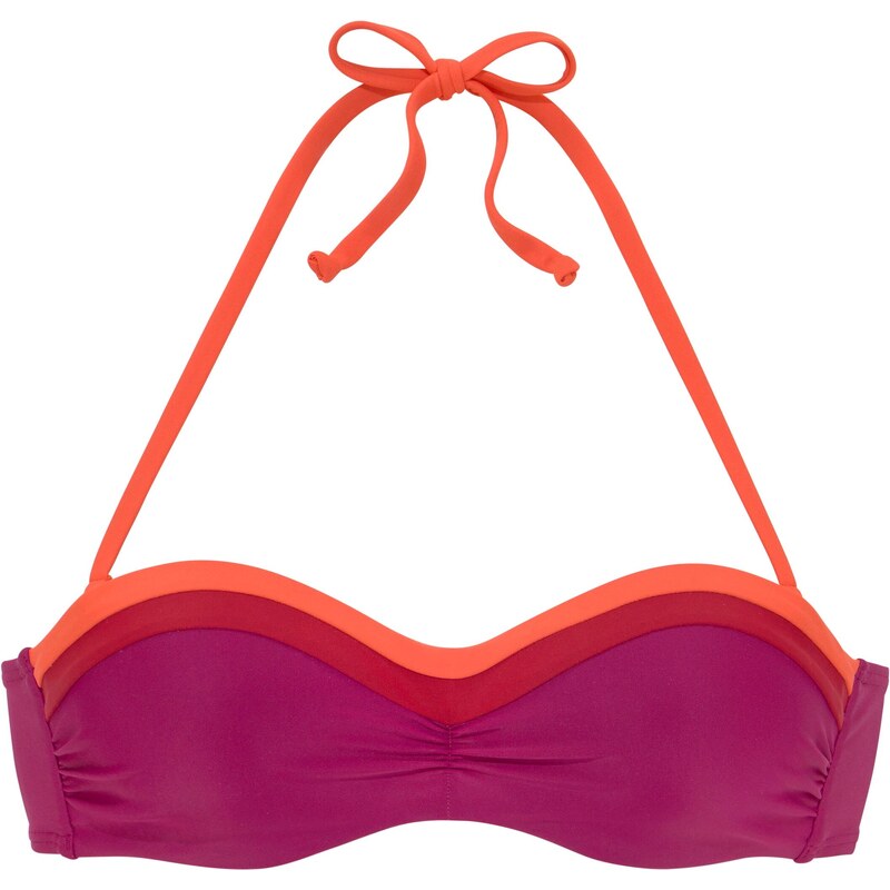 s.Oliver Bikinový top Yella oranžová / ružová / červená 54303246