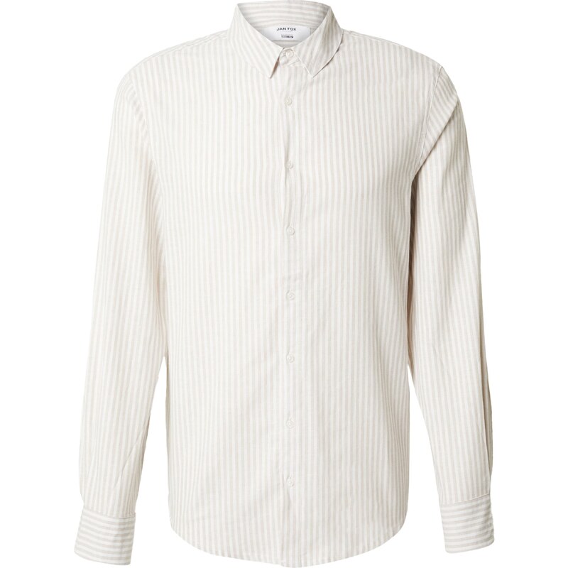 DAN FOX APPAREL Košeľa René farba ťavej srsti / biela 52704651