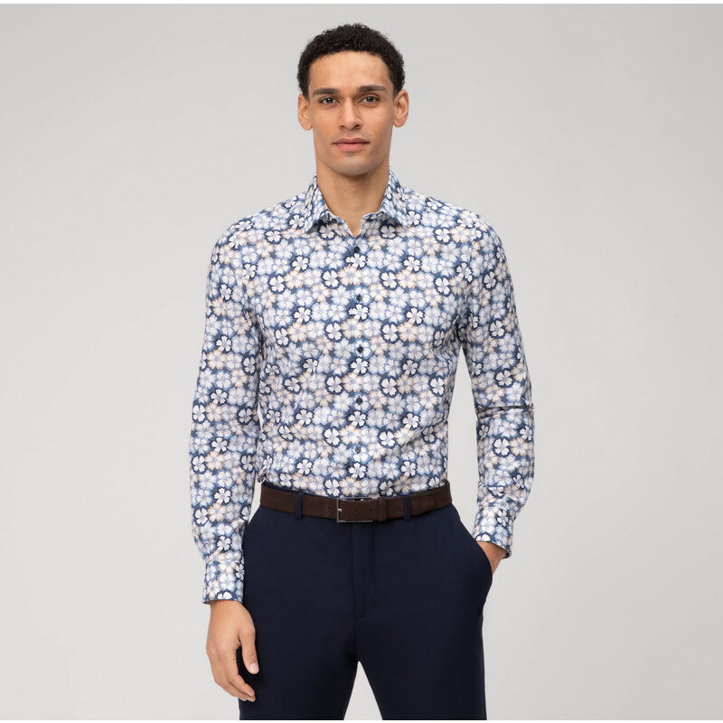 Pánska kvetovaná košeľa OLYMP body fit 51159298