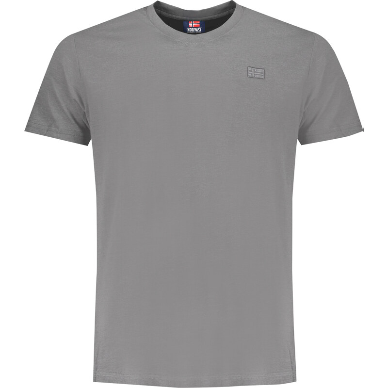 NORWAY 1963 Šedé pánske tričko s krátkym rukávom 64703894