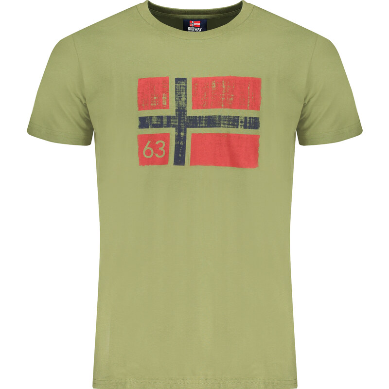NORWAY 1963 Zelené pánske tričko s krátkym rukávom 64711120