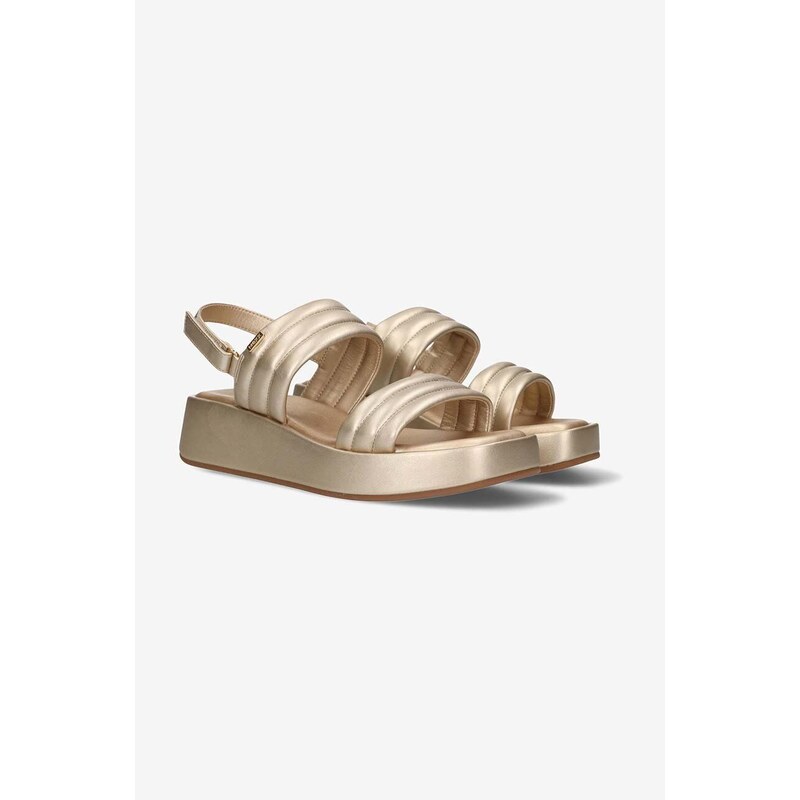 Sandále Mexx Noë dámske, zlatá farba, na platforme, MIBN1603941W