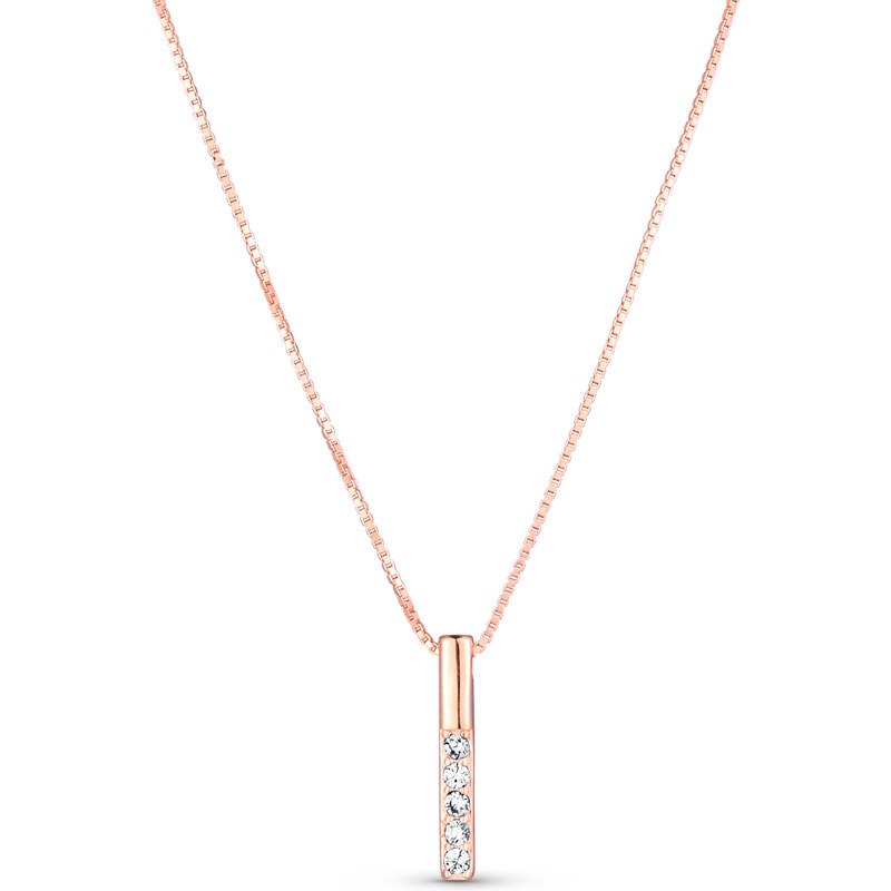 Olivie Strieborný náhrdelník VALENCIA ROSE 7917 46749915