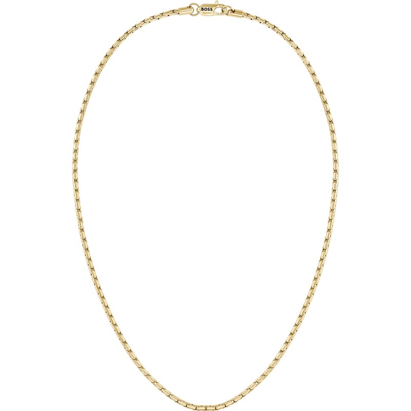 Hugo Boss Minimalistická pánska pozlátená retiazka z ocele Evan 66593378