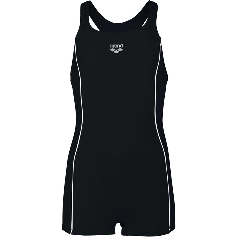 ARENA Jednodielne plavky FINDING JR čierna / biela 54286292