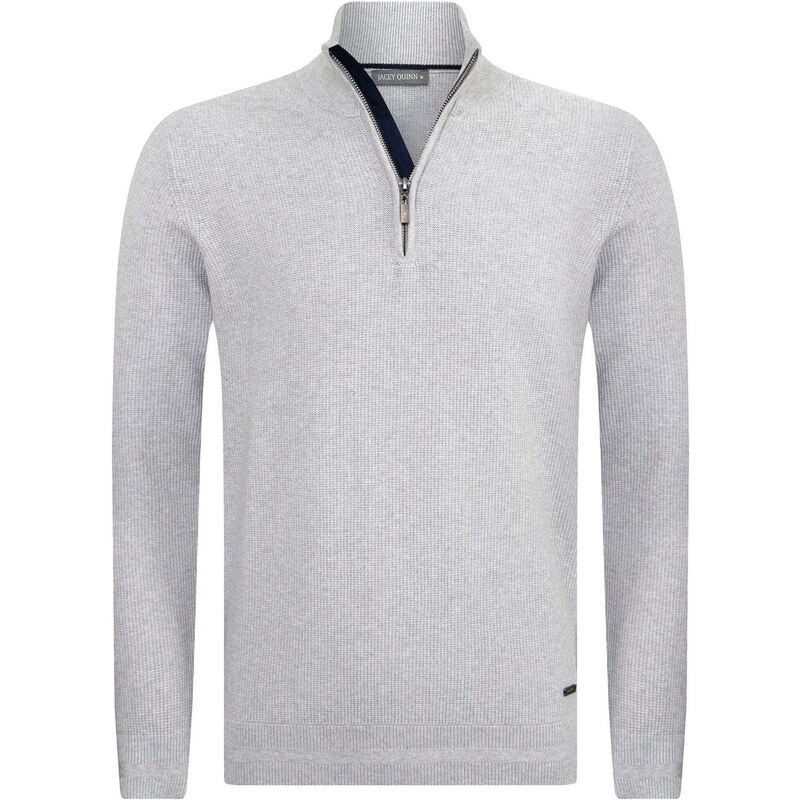 Jacey Quinn Sveter námornícka modrá / sivá 54338525