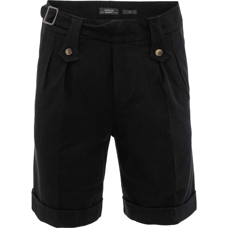 Antioch Plisované nohavice čierna 54340014